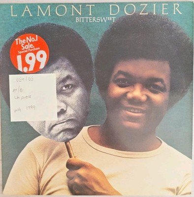 Lamont Dozier Bittersweet Vinyl Record VG+/VG K56594 1979
