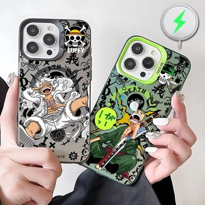 One Piece Ruffy Gear 5 Nika & Zoro iPhone Hülle   MagSafe Handyhülle   10 Var.
