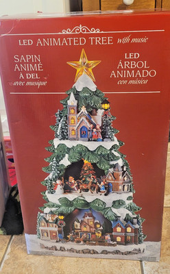 Animated Musical LED Christmas Tree 20'' Tall Costco Brand NEW in Box