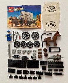 3 Lego Western: 6716 Weapons Wagon, 6712 S. Showdown, 6790 B. Wheelgun- all 100%