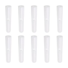 10pcs Umbrella Tail Beads PP 3.8mm Dia for Folding Umbrella Cover, White