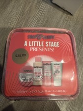 Soap  Glory 5 Piece Travel Gift Set A Little Stage Presents With Travel Bag   