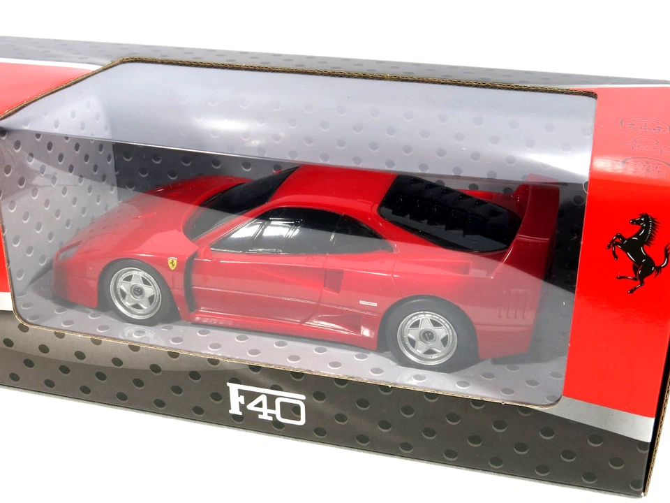 PRL) FERRARI F40 R/C SCALE 1/24 AUTO MODEL RADIOCOMANDO REMOTO DRIVE CAVALLINO - Immagine 2 di 4