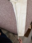 J Jill Pants Womens 10 White Textured Cotton Stretch Flat Front Tapered Slim Leg — photo 3