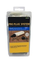 Starborn Pro Plug System Wood Deck Kit 100 Ipe Plugs 2 1 2 Inch SS Screws 80 ...