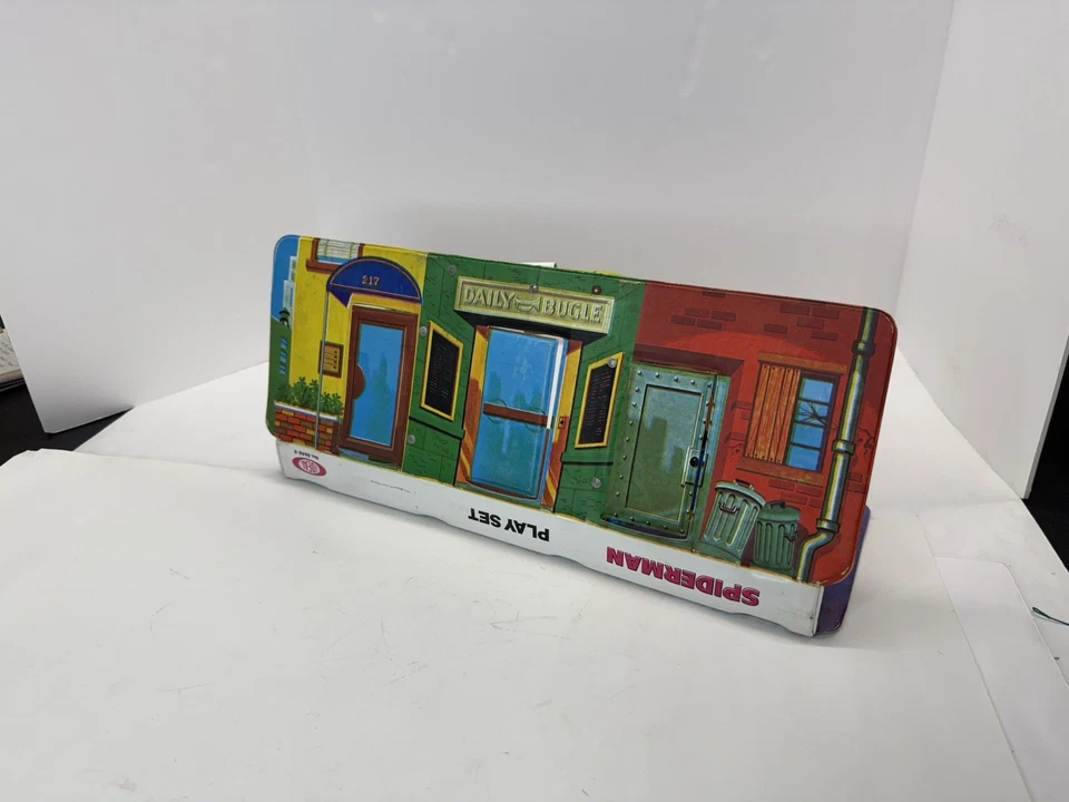 Juego desplegable vintage 1973 Ideal Amazing Spider Man con 5 figuras Foto 4 de 4