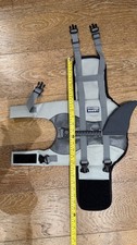 L.D. Dog Shark Fin Life Jacket Pet Safety Vest Medium M Gray Reflective Adjust