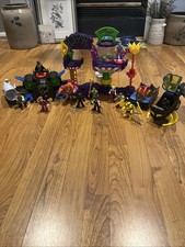 Joker Imaginext Lot 20 Items, play set, vehicles w Batman