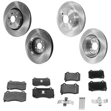 Disc Brake & Pad Kit For 2018-2020 Dodge Challenger Front Rear 370mm Front Disc