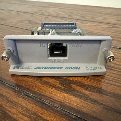 HP J3113A J3113-60002 Jet Direct 600N 10/100TX Internal Print Server
