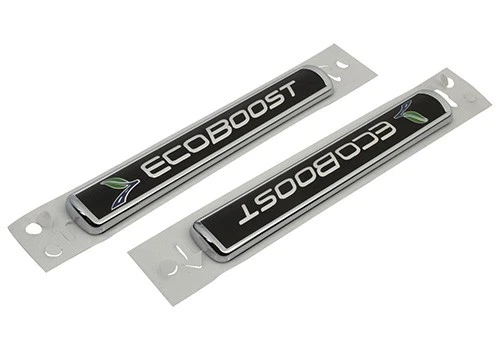 Ford EcoBoost Black and Silver Emblems/Badges (Set of 2) - Изображение 3 из 4