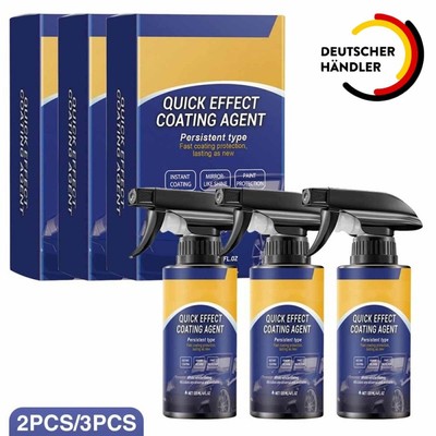 2/3x Car Coating Spray, 3 in 1 Multi-functional Quick-Effect Coating Agent NEU!