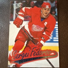 Fleer Ultra 1996-97 Sergei Fedorov #50 Detroit Red Wings NHL Hockey Card
