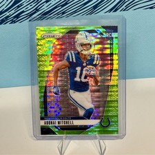 Panini 2024 Prizm Adonai Mitchell #303 Green Pulsar Rookie Indianapolis Colts