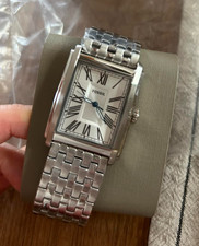 Image of Fossil Carraway Mens watch Quartz Silver dial stainless strap