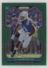 2020 Panini Prizm Rookie Green Prizm CJ Henderson #351 00jz