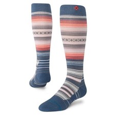 Stance Medium Wool Over-the-Calf Women's Snow Socks, Curren/Sea Blue, Medium