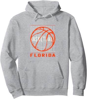 Basketball Florida Present Nice Sport Friends Fans Unisex Hooded Sweatshirt