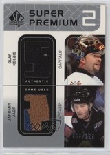 2002-03 SP Authentic Super Premium 2 Jerseys 9/299 Olaf Kolzig Jaromir Jagr h1f