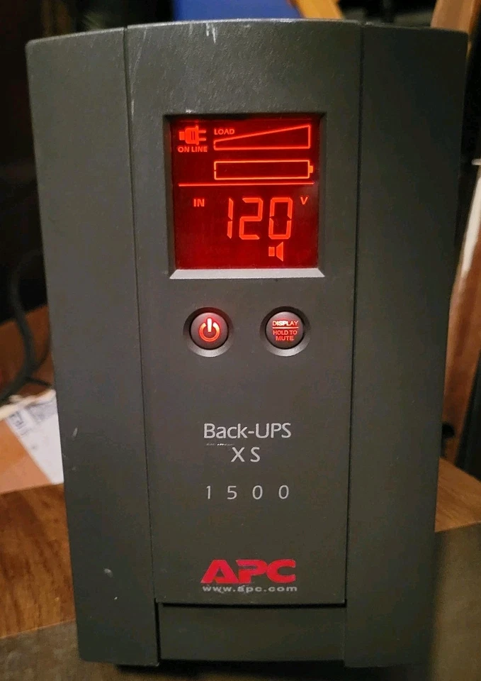 APC Back-UPS XS 1500VA, 120V, LCD Lead-acid Battery Turns On No Other Testing  - Image 3 of 4