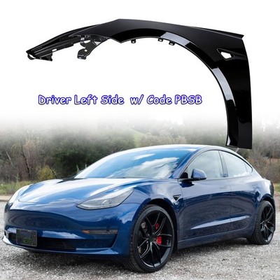 Fender For Tesla Model 3 2017-2023 Front Driver 1081401E0D Painted w/ Code PBSB
