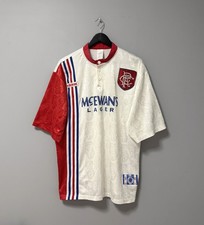 Vintage Adidas Glasgow Rangers 1996 1997 Away Football Shirt Soccer Jersey XL