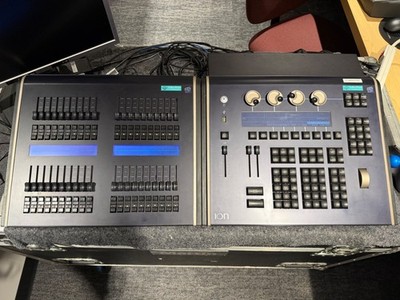 ETC ION 6k EOS Stage Lighting Control Console, w/ 2x20 Fader Wing- DMX and sACN