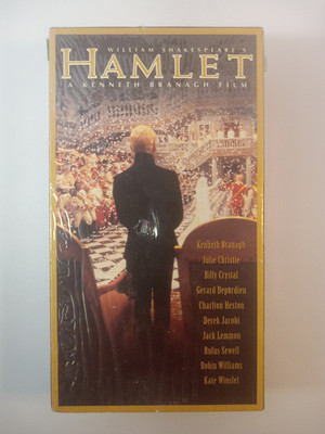 William Shakespeare's Hamlet VHS Michael Bryant Richard Briers Kenneth Branagh