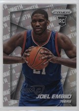 2014-15 Panini Prizm Short Prints Silver Prizm Joel Embiid #33 4kh