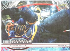 2025-26 Upper Deck Series 2 - Justin Faulk #C-152 - UD Canvas - Blues