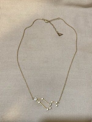 STERLING FOREVER Silver Gold Over Leo Zodiac Constellation Necklace Pendent 18 