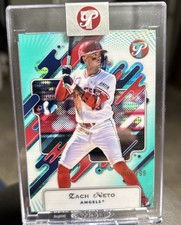 2025 Topps Pristine - Zach Neto #198 Aqua Refractor /199 Encased version