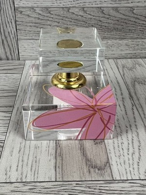 Renaissance Rosa Gänseblümchen Glas Parfüm Flakon - Schminktisch - Badezimmer