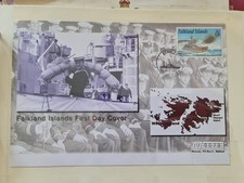 Falklandy QEII Okładka pierwszego dnia FDC