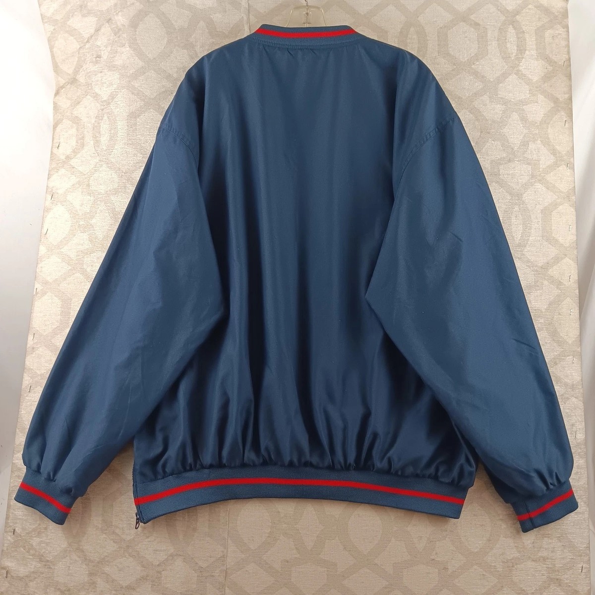 RED SOX ネイビー Vネックジャケット メンズ おサイズXL Boston