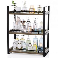 Bathroom Counter Organizer, 3 Tier Wood Countertop Shelf for Vanity, Skincare...