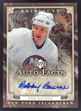2006-07 Upper Deck Artifacts Auto Facts #AF-BB Bob Bourne Autograph Auto