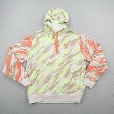 Nike Hoodie Mens Medium NSW Special Magic Ember Tiger Camo AOP Sweatshirt Fleece