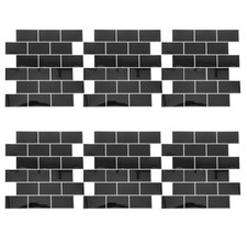 6 Pcs Self Adhesive Wall Tiles Kitchen Back Splash Grout Line Decals