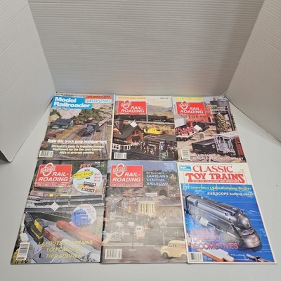 CLASSIC TOY TRAINS O Gauge Railroading Model Railroader Magazine Lot 80s 90s