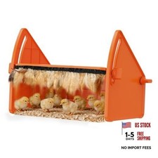 Chick Brooder Heater Plate for Baby Chicks, 8.7"L x 9.8"W x 13.0"H Orange