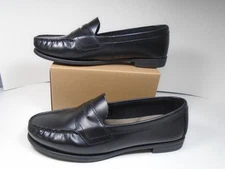 EASTLAND CLASSIC II PENNY LOAFERS 8.5 M BLACK LEATHER MEMORY FOAM