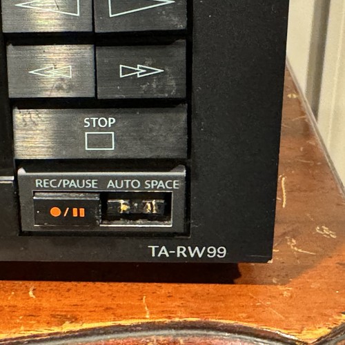 Onkyo TA-RW99 Vintage Dual Auto Reverse Cassette Deck Dolby B/C Tested & Working - Picture 16 of 23