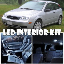 Para 98-05 Ford Focus zx3 Xenón Blanco Interior LED Bombilla SMD Kit Completo CANTIDAD 9