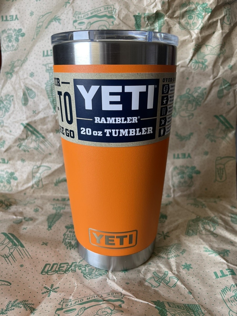 YETI King Crab Orange KCO 🦀 20oz Tumbler Cup Limited Edition