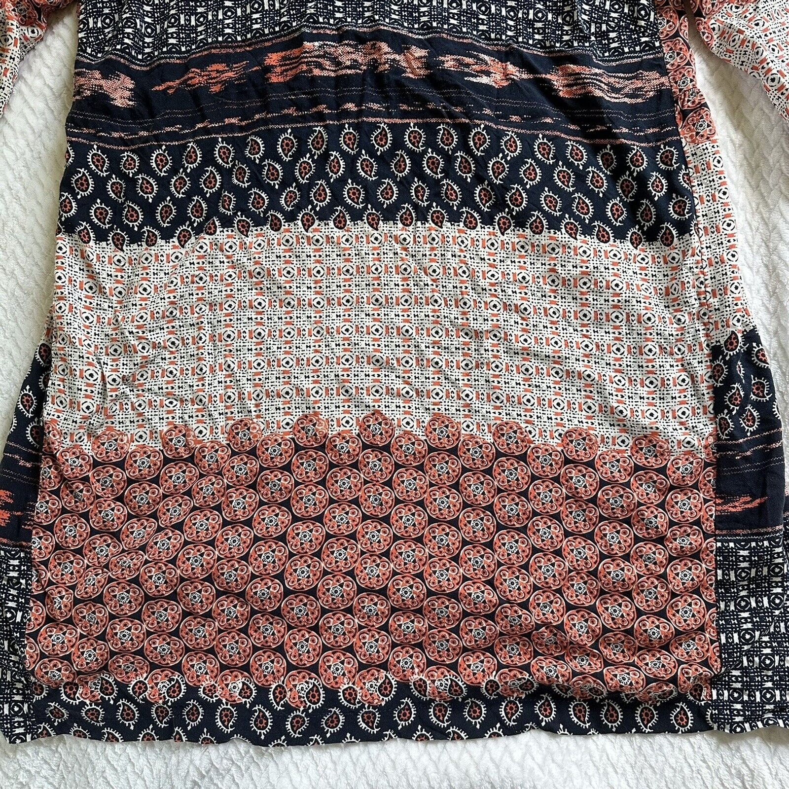 ZARA Basic Patchwork Dress Medium - image 2