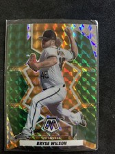 2022 Panini Mosaic Baseball - BRYSE WILSON Gold/Green  #95 - Pittsburgh