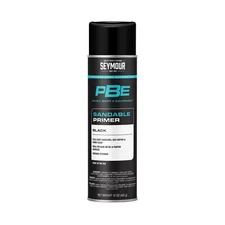 20-1672 Seymour PBE Professional Primer Spray Paint, Sandable Black (15 oz.)