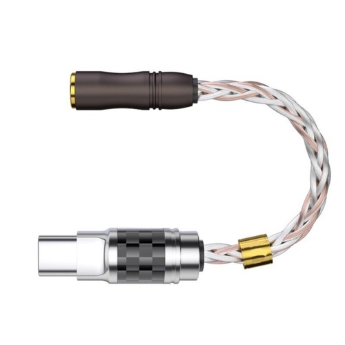Stereod Type C Male to 3.5mm/2.5mm Female Headphone Adapter Cable for Clear - Zdjęcie 10 z 10