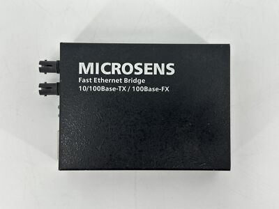 Microsens Fast Ethernet Bridge 10/100Base-TX / 100Base-FX ohne USB-Kabel 